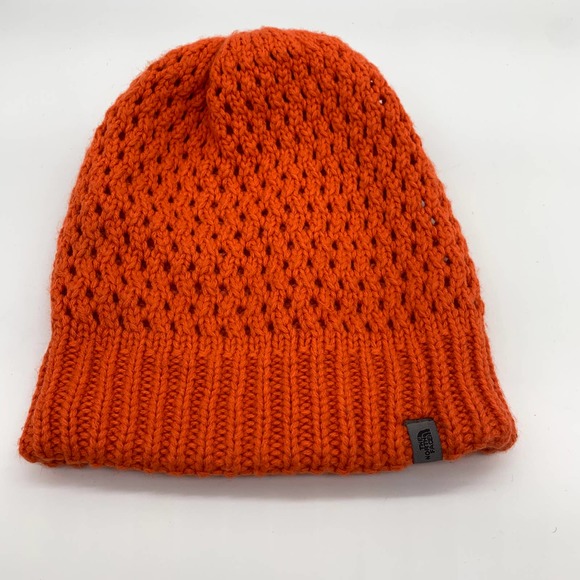 The North Face Accessories - The North Face Knit Beanie Unisex One Size Orange Color